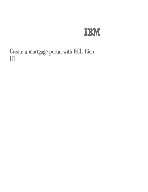 Sample mortgage agreement - Create a mortgage portal with EGL Rich UI.pdf - IBM