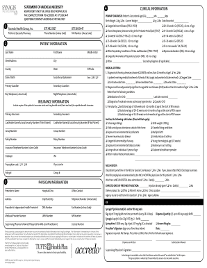Statement of Medical Necessity for RSV Prophylaxis
