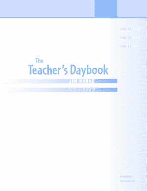 Teacher's Daybook