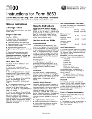 IRS Form 8853 Instructions
