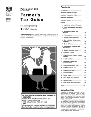 US Federal Farmer's Tax Guide