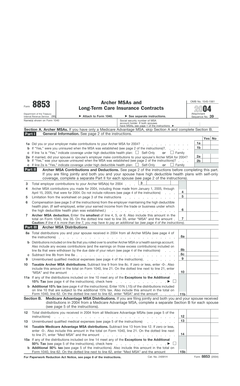 IRS Form 8853 2004