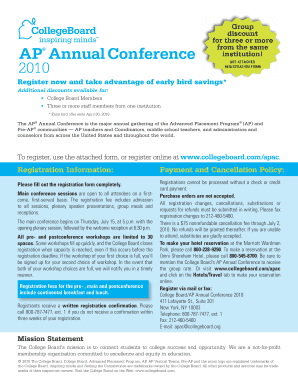 AP Annual Conference Registration Form