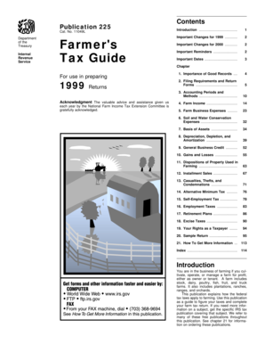 US Federal Farmer's Tax Guide