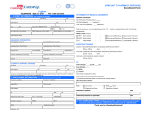 CAREMARK ENROLLMENT FORM. Treaty-Based Return Position Disclosure Under Section 6114 or 7701(b)