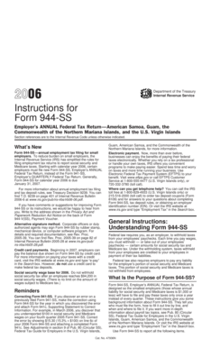 Form 944-SS Instructions