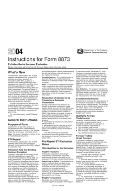 Instructions for Form 8873
