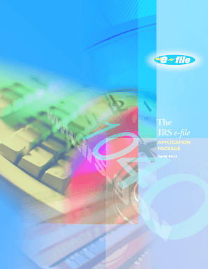 IRS e-file Application Form 8633