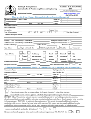 Florida Building Permit Application