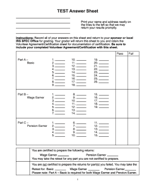 IRS Volunteer Guide Form 6744