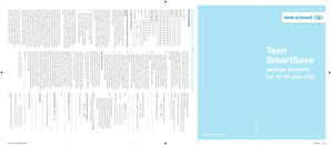 Teen SmartSave Account Application Form