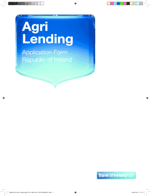 Agri Lending Application Form