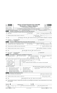 IRS Form 8300