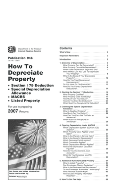 IRS Publication 946 Depreciation Guide