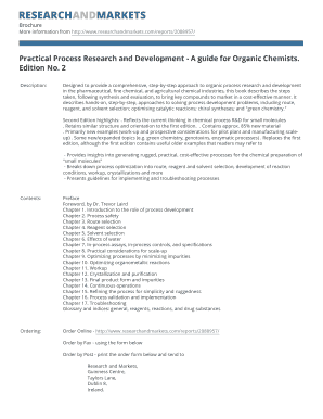 Practical Process Research and Development Guide
