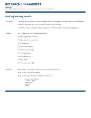 Banking Industry in India Report