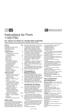 Instructions for Form 1120-FSC