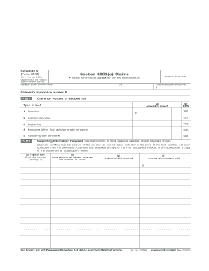 IRS Form 8849 Schedule 5