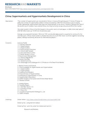 China Supermarkets and Hypermarkets Development Report