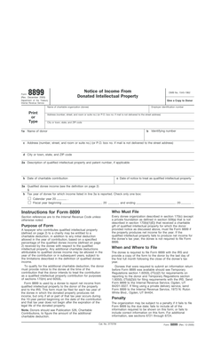 IRS Form 8899