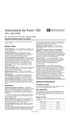 Form 720 Instructions