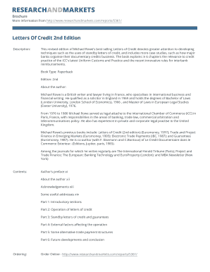 Letters of Credit 2nd Edition