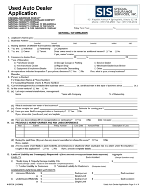 Used Auto Dealer Application