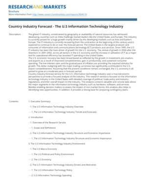 US Information Technology Industry Forecast