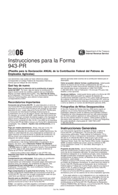 Instrucciones para la Forma 943-PR