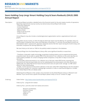 Sears Holding Corp 2005 Annual Report