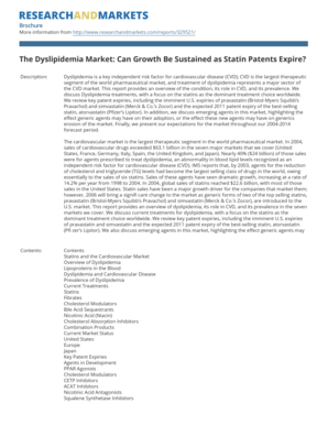 Dyslipidemia Market Report