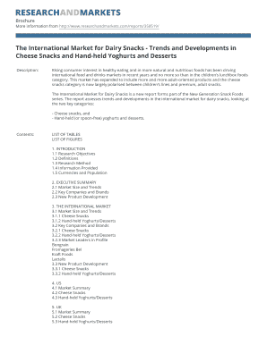 Dairy Snacks Market Report