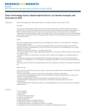 Global Hybrid Electric Car Market Analysis