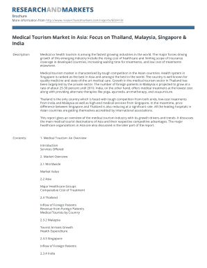 Medical Tourism Market Report