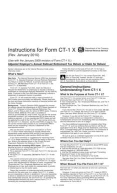 Form CT-1 X Instructions