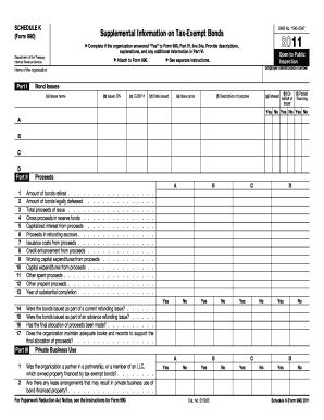 Schedule K Form 990