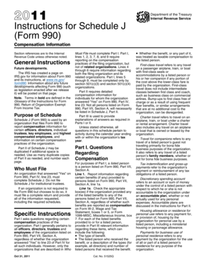 IRS Schedule J Instructions