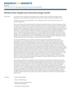 Wireless Power Supplies and Contactless Energy Transfer