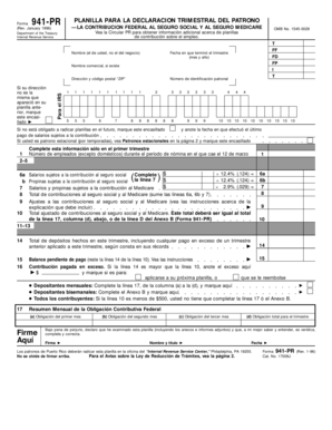 PLANILLA PARA LA DECLARACION TRIMESTRAL DEL PATRONO