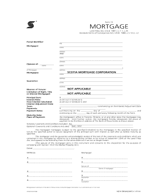 New Brunswick Mortgage Form 15