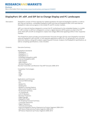 DisplayPort Market Report