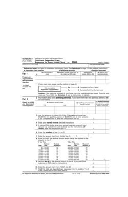 IRS Schedule 2 Form 1040A