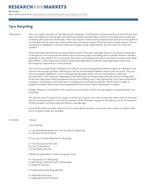 Tyre Recycling Report