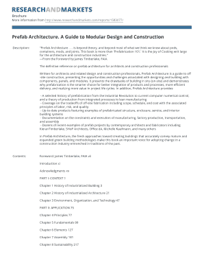 Prefab Architecture. A Guide to Modular Design and Construction