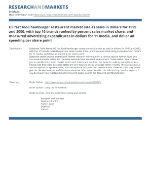 US fast food hamburger restaurant market size as sales in ...