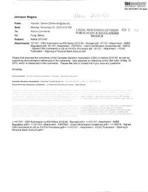 CBA Submission on IRS Notice 2010-60