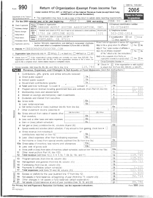 Form 990 Return of Organization Exempt From Income Tax