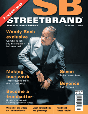 Streetbrand Magazine Subscription Form