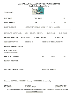 CARE Enrollment Form