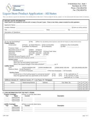 Liquor Store Product Application